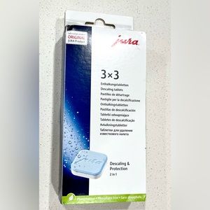 NIB Jura 3x3 Decalcifying/Descaling Tablets (9 Tablet Pack) #61848